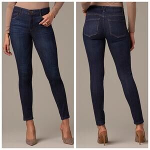 Wit & Wisdom Sophie High Rise Ankle Skinny Jeans Women's Dark Wash Denim - Sz 8